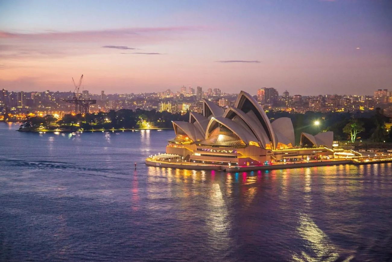 The Sydney Opera House in New South Wales, Australia