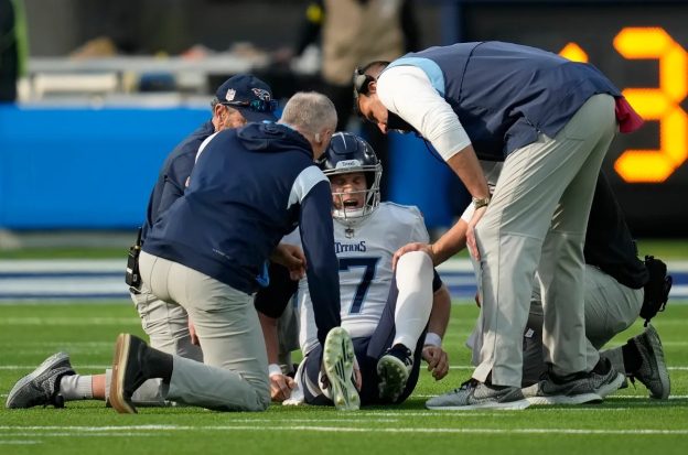 Ryan Tannehill Tennessee Titans Ankle injury Malik Willis Texans