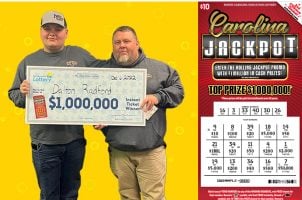 North Carolina Lottery scratch-off prize