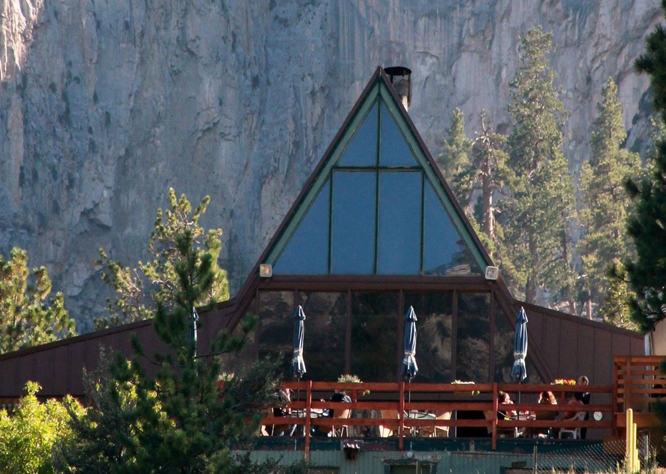 The restaurant at Mt. Charleston Lodge was destroyed by an accidental fire in September 2021. (Image: Pinterest)