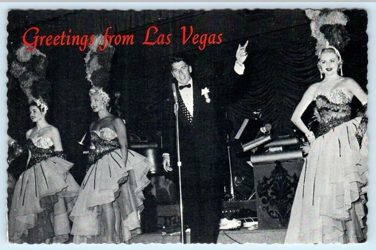 Ronald Reagan Las Vegas Lounge Act