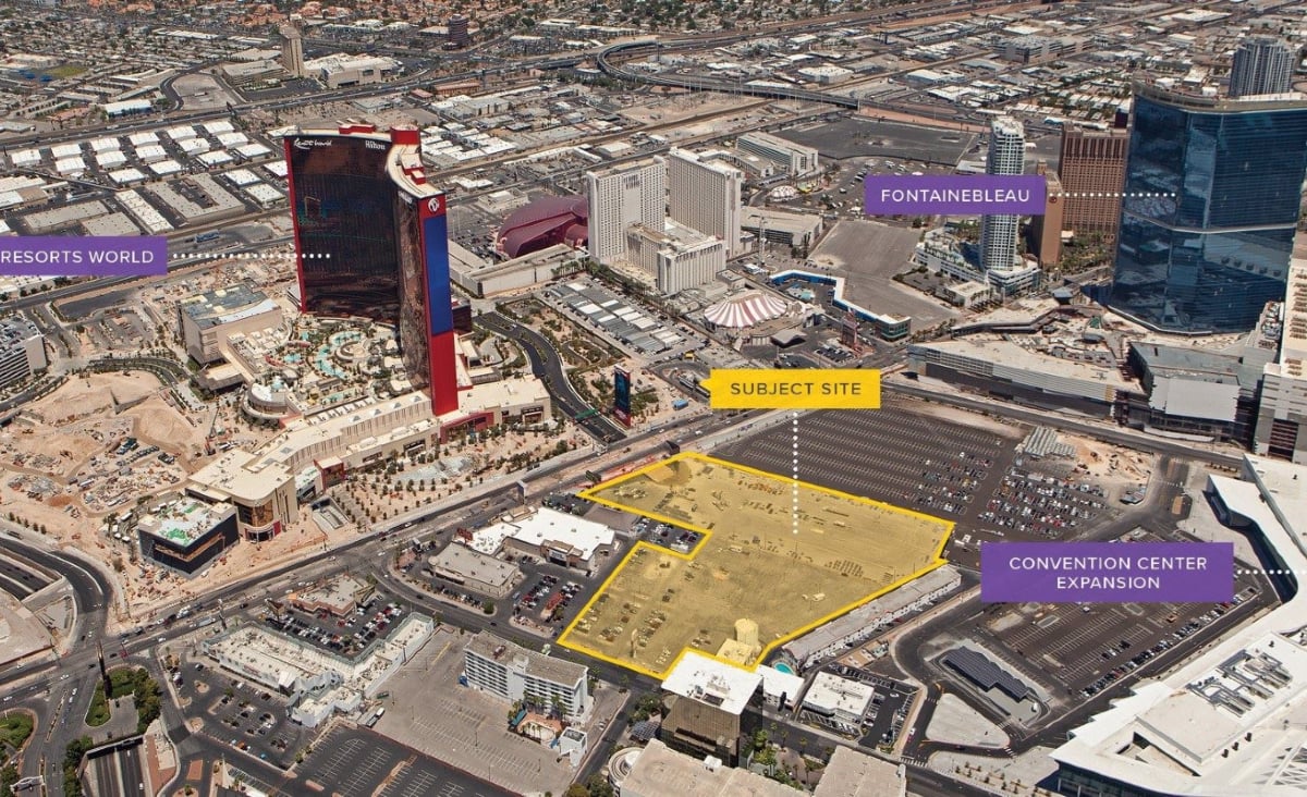 Riviera Las Vegas LVCVA Convention Center land for sale