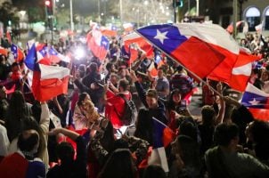 Chile flags