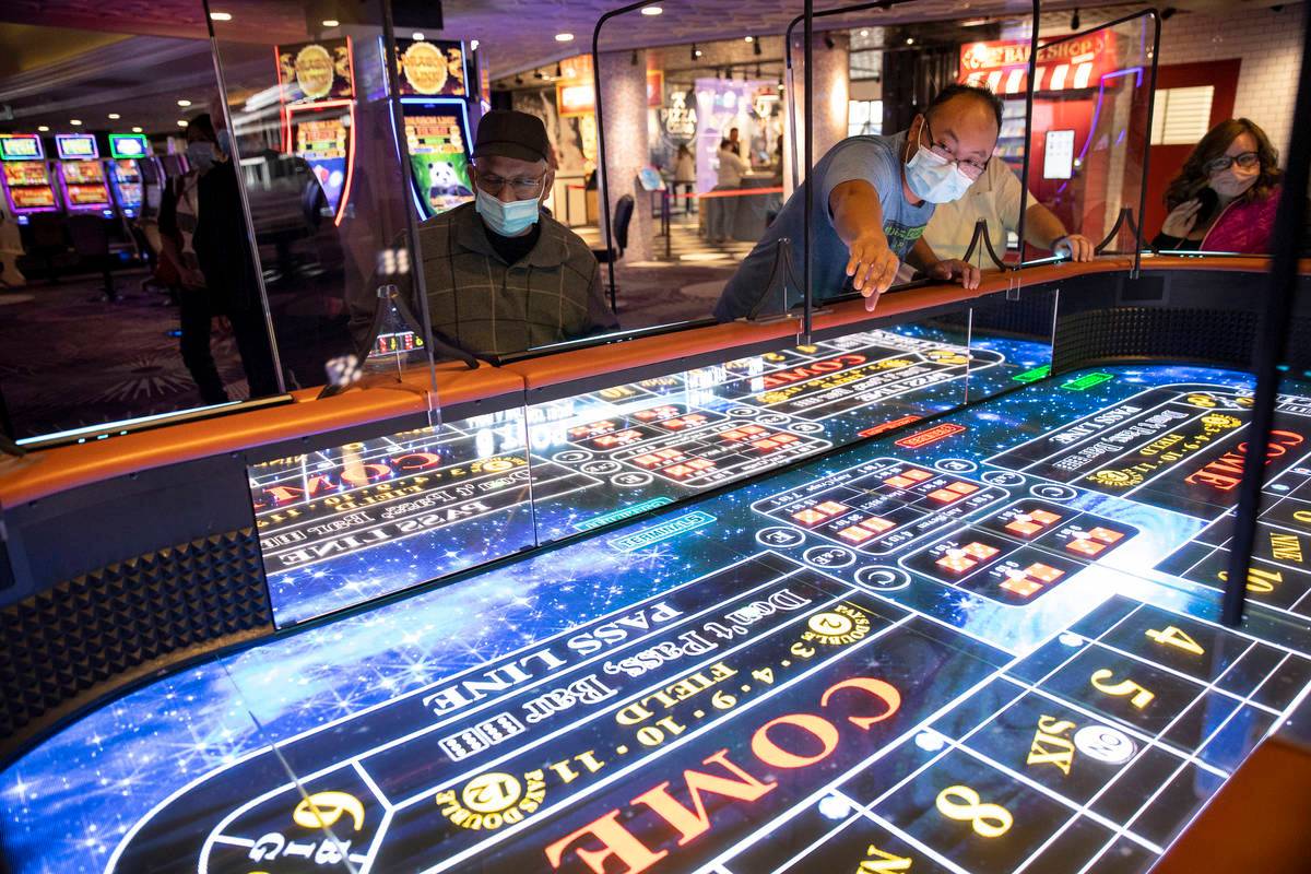 Pennsylvania casino Mohegan police electronic craps Louis Grasso