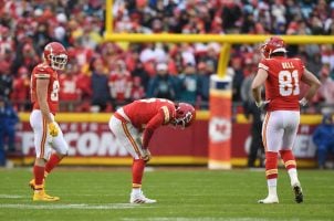 Patrick Mahomes Kansas City Chiefs injury ankle Jaguars AFC playoffs