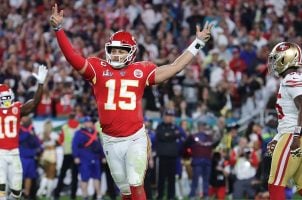 Patrick Mahomes Kansas City Chiefs NFL Super owl LVII Finalists Prop Bet Bills 49ers Bengals Cowboys Eagles Bucs