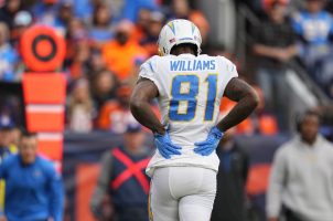 Mike Williams WR Chargers back injury Jaguars not playing AFC Wild Card playoffs