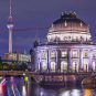 Museum Island in Berlin, Germany, at night