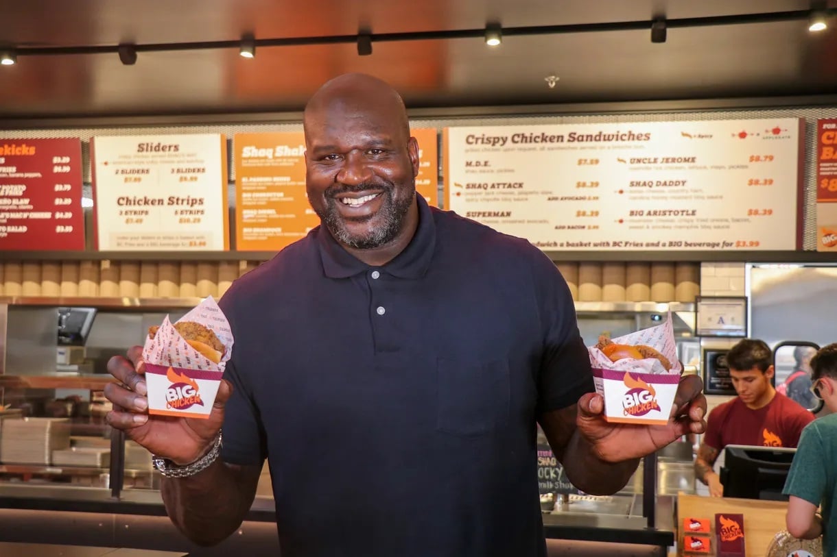 Shaquille O'Neal basketball chicken superstar