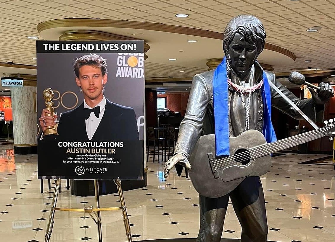 Elvis statue at Westgate Las Vegas