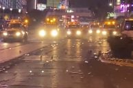 Las Vegas Strip Sees 12 Tons of Wet New Year’s Eve Trash Cleared