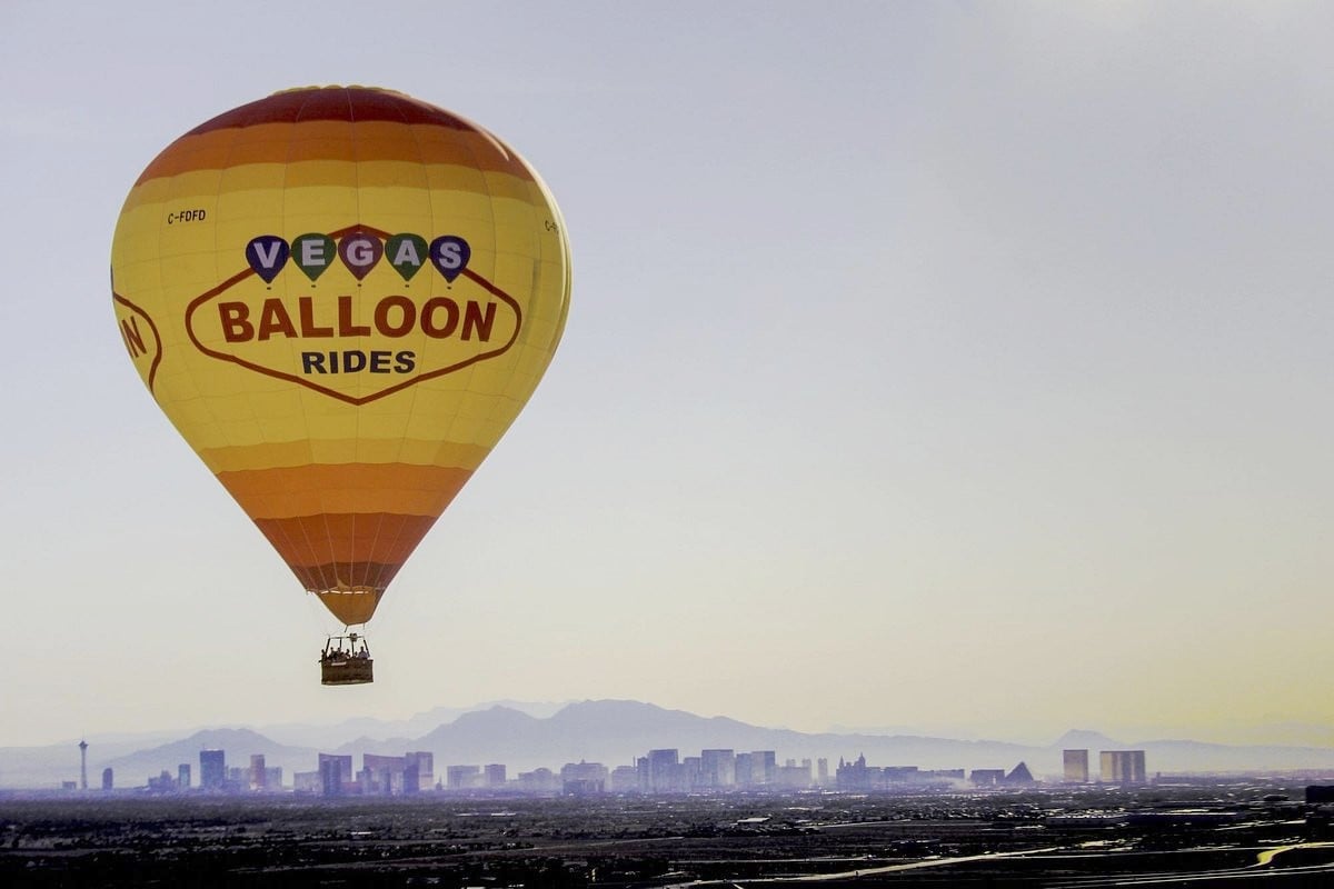 Vegas hot air balloon