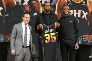 Kevin Durant Phoenix Suns debut owner Mat Ishbia trade