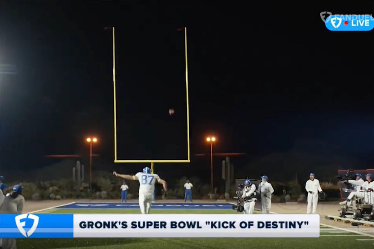 FanDuel Super Bowl commercial Rob Gronkowski