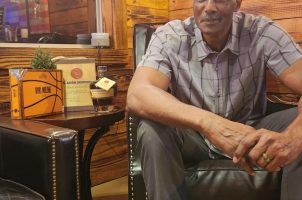 Karl Malone at his Cigar Club in Ruston, Louisiana