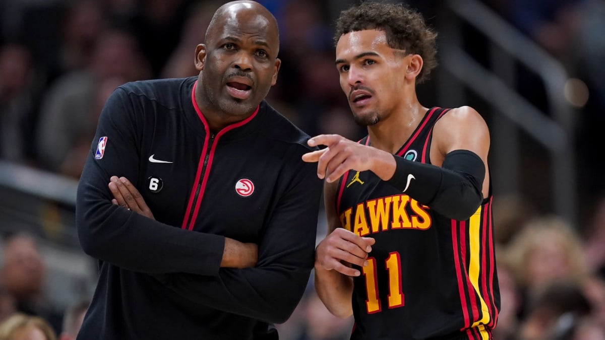 Nate McMillan head coach Atlanta Hawks fired Quin Snyder Trae Young