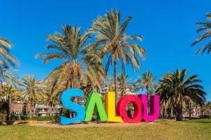 Salou sign