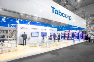 Tabcorp booth