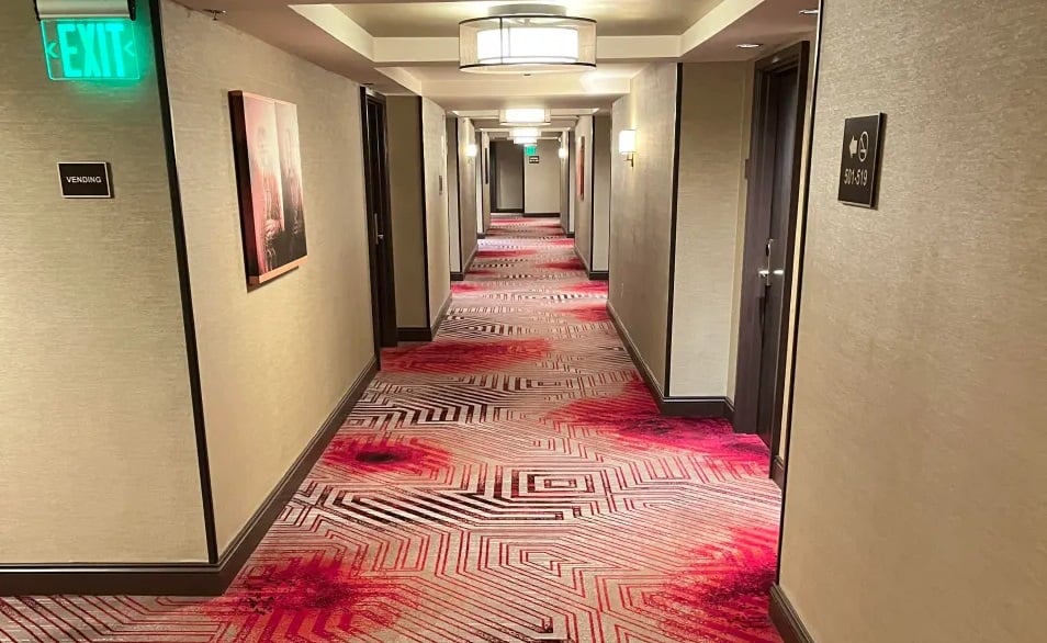 Photo of What’s with Ameristar Kansas City’s ‘Bloodstain Design’ Carpet?