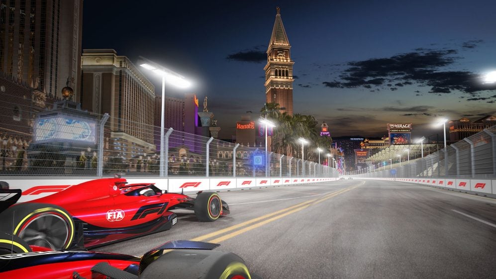 Las Vegas Grand Prix rendering