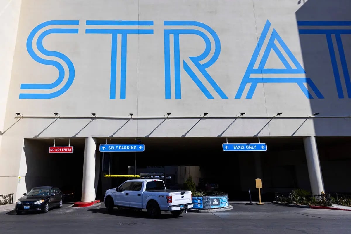 Strat Las Vegas parking casino Strip