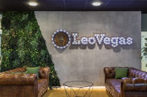 A LeoVegas office lounge in the UK