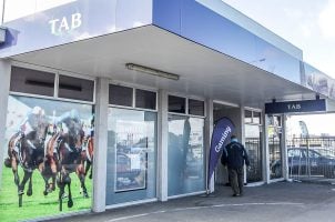 An NZ Tab sports betting shop in New Zealand