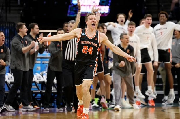 Blake Peters Princeton FAU long shots betting March Madness odds Sweet 16