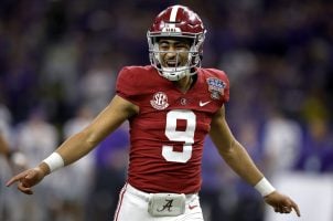 Bryce Young quarterback Alabama NFL Draft trade rumors Chicago Bears Panthers Texans #1 pick