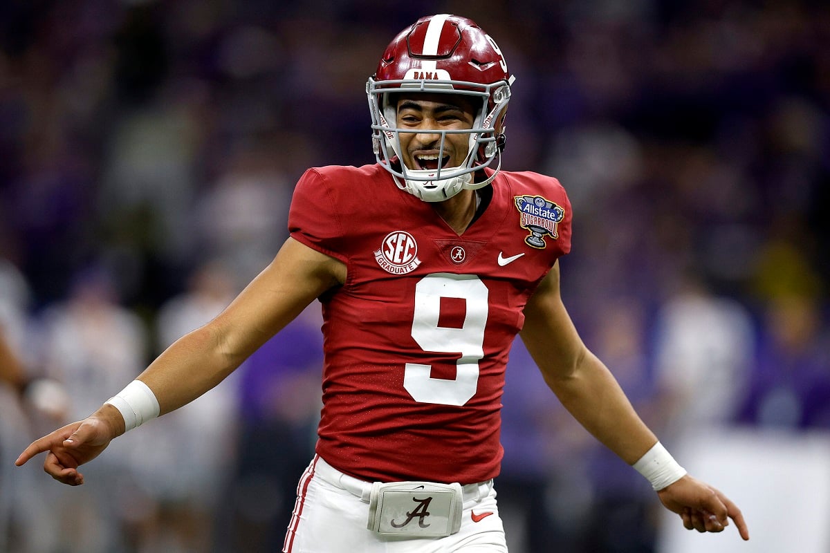 Bryce Young quarterback Alabama NFL Draft trade rumors Chicago Bears Panthers Texans #1 pick