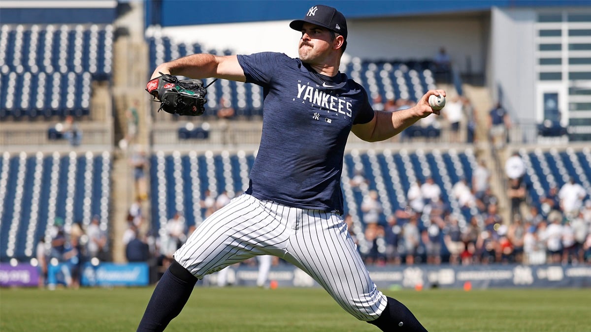 Carlos Rodon Yankees Pitcher IL forearm left strain injury