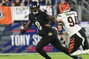 Lamar Jackson trade Baltimore Ravens Colts Falcons request