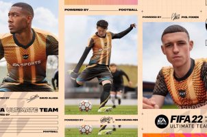 Sample player options in the FIFA 23 video game Ultimate Pack