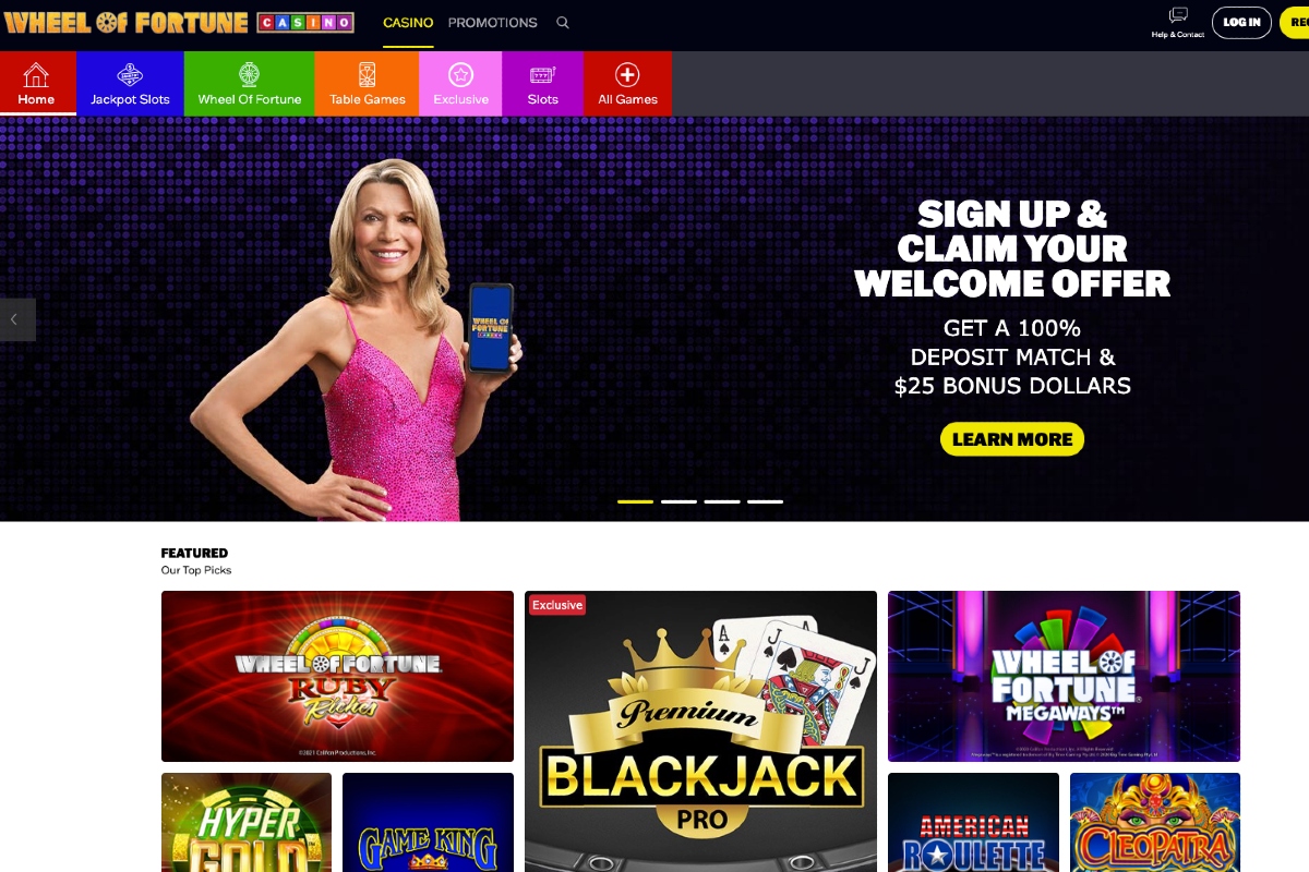 "Wheel of Fortune" Online Casino New Jersey MGM