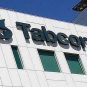 Tabcorp's sign hangs outside its offices