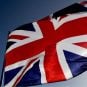 The UK flag unfurled and waving