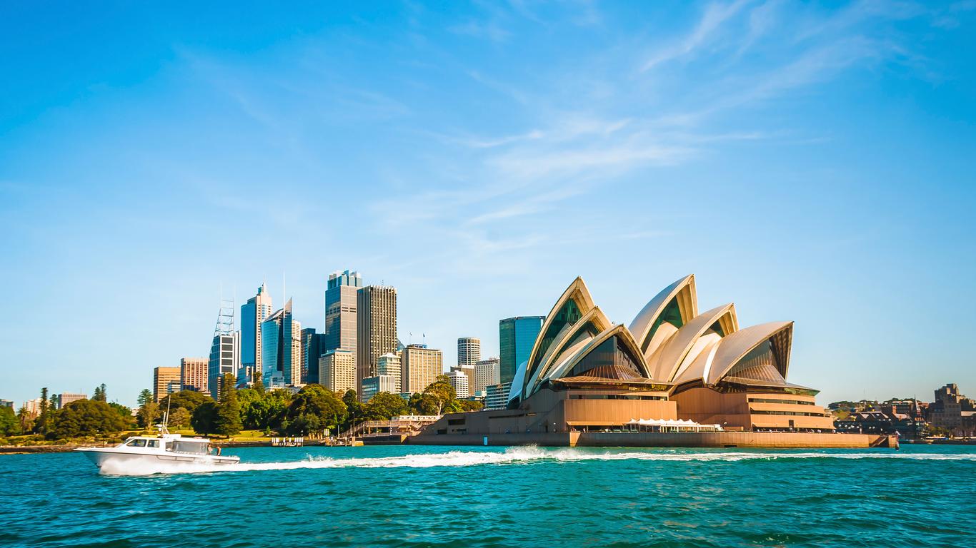 The famous Sydney Opera House in Australia