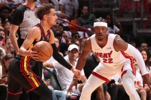 Southeast Division NBA odds Jimmy Butler Miami Heat Trae Young Atlanta Hawks