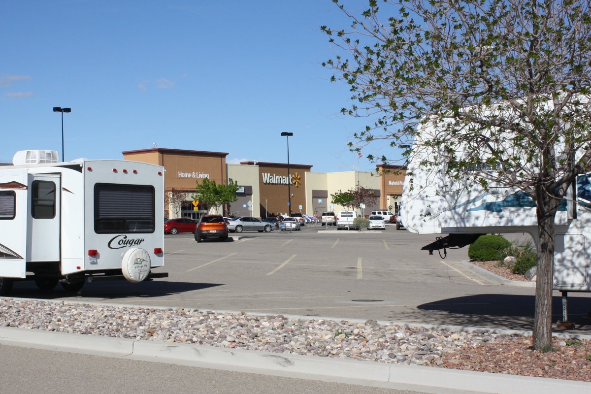 casino bus Harrah's Cherokee Walmart overnight parking