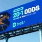 A Betr ad promotes odds on a Cox Plate race