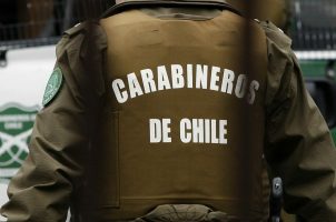 A police officer in Chile