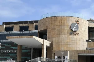 A view of the exterior of Chilean casino operator Enjoy's casino in Antofagasta