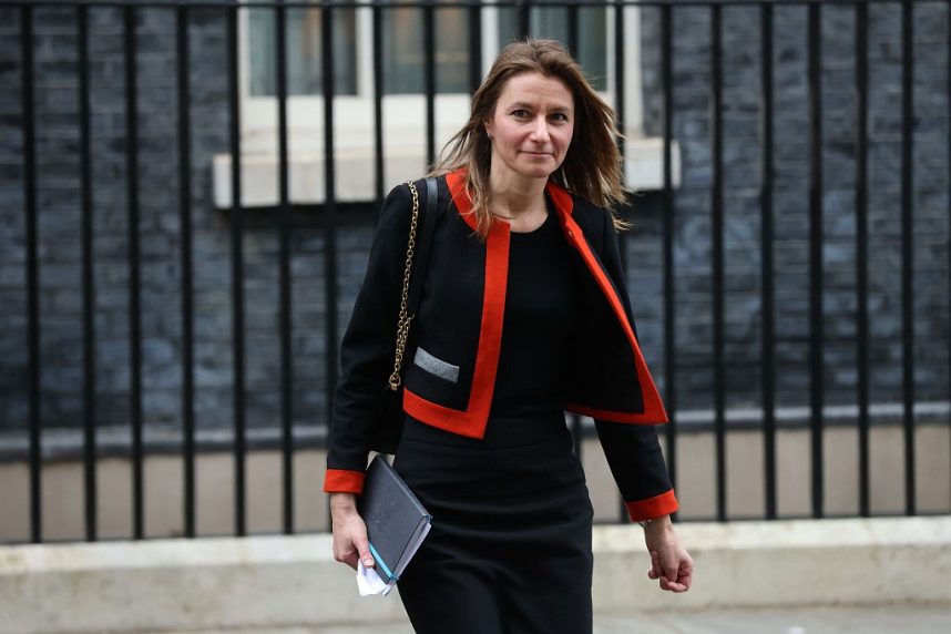 British MP Lucy Frazer as she goes about her daily duties
