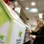 Irish lottery players prepare to make their selections