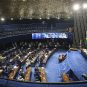 Senators in Brazil participate in a Senate session