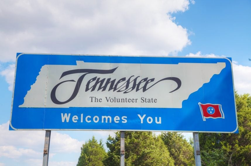 Tennessee sign