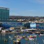 The Hotel Casino San Antonio by Enjoy seen from across the water