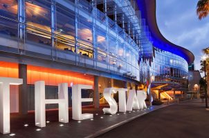 The Star Grand Hotel in New South Wales at dusk