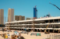 Formula 1 Gives Sneak Peek of Las Vegas Grand Prix Paddock Construction