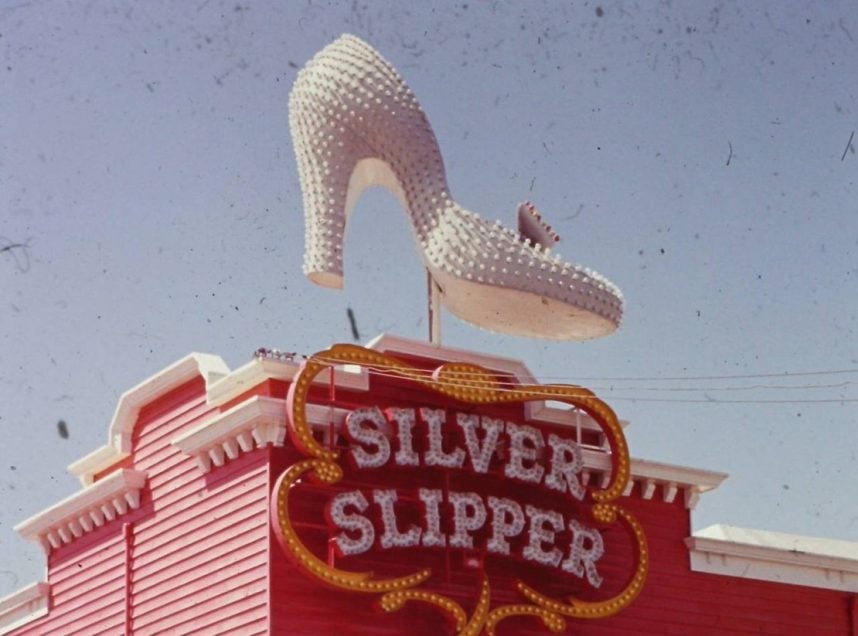 Silver shoe